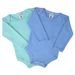 Body Liso Manga Longa Cores Para Menino, Menina & Unissex - Suedine 100% Algodão - P, MENINO