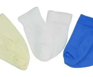 Kit 3 Pares Meia Kyara Baby - Meia de Bebê Enxoval Recem Nascido - MENINO