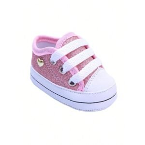 Tênis All Star Cano Baixo - Pink C/ Glitter, P