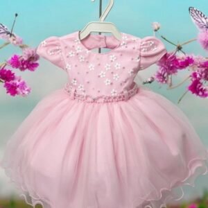 Vestido De Festa Menina Bonita - T3, Rosa